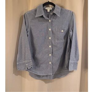 Coldwater Creek Charcoal Blouse